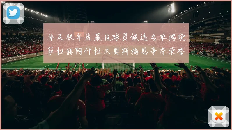 非足联年度最佳球员候选名单揭晓萨拉赫阿什拉夫奥斯梅恩争夺荣誉